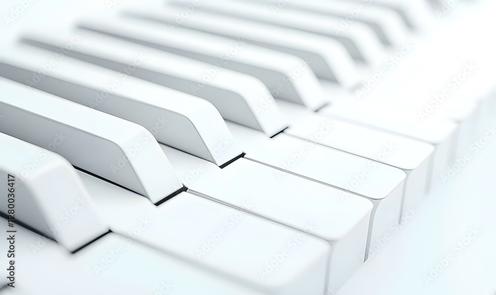 Aufkleber abstract piano chord chart design, colorful shapes and musical symbols intertwine, creating a dynami