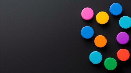 Aerial view of a vibrant wall calendar showcasing colorful events, dates, and notes organized for easy reference and planning.