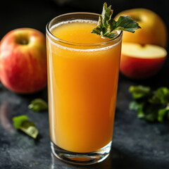 fresh apple juice
