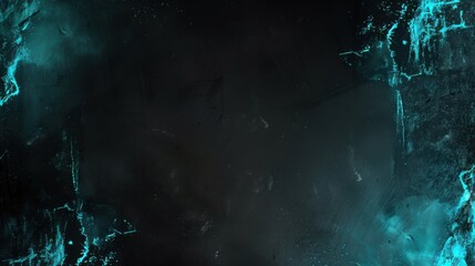 Obraz premium Dark Background with Textured Blue Edges