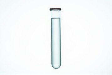 Scientific experiment with test tube laboratory image clean close-up chemistry