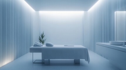 Nerve therapy in a serene wellness room with an experienced therapist. Featuring pain relief and relaxation