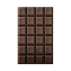A Delicious Square Milk Chocolate Bar Ready to Eat