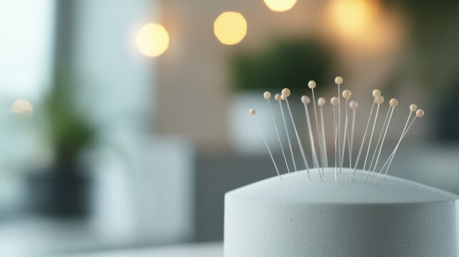 Nerve therapy in a tranquil clinic with a professional therapist. Featuring healing and relaxation