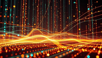 Digital Data Flow Visualization