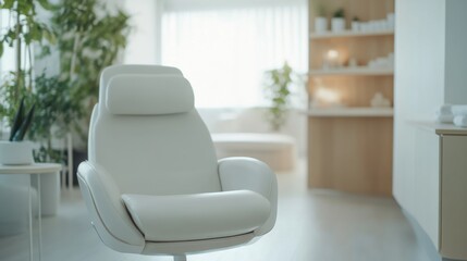 Nerve therapy session in a bright, modern wellness center. Featuring relief and relaxation