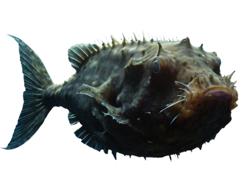 floating  humpback anglerfish