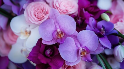Vibrant floral arrangement botanical garden photography close-up aesthetic beauty