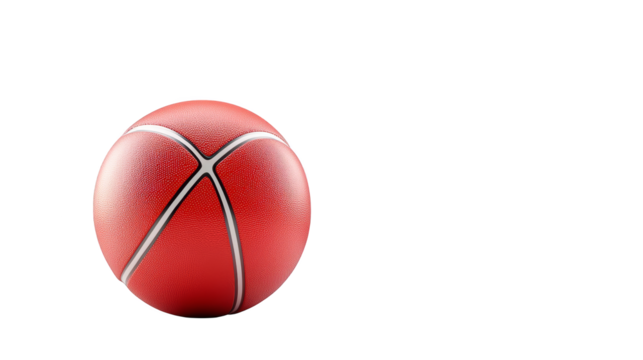 Classic leather football on lush green field turf, ready for the big game