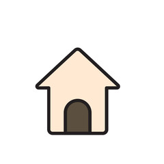 Fototapeta premium Home Filled Line Icon