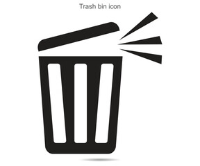 Trash bin icon