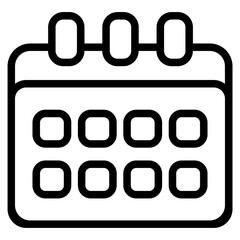 Calendar Line Icon