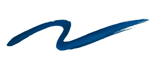Blue watercolor background. Artistic hand paint. Isolated on transparent background.