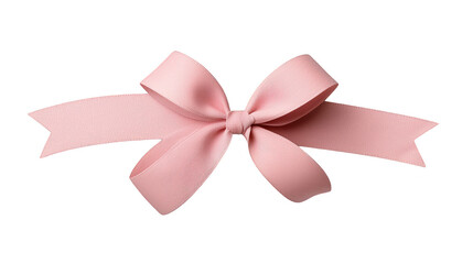 Elegant pink bow on a classic plaid pattern, perfect for festive decorations and gift wrapping