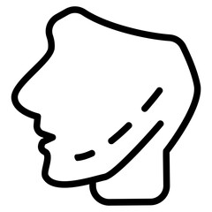 Jaw surgery Line Icon