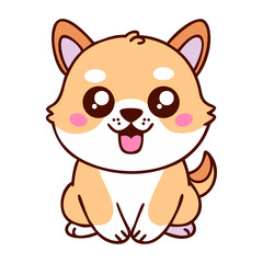Kawaii Shiba Inu Cute Cartoon