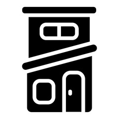 Modern house Solid Icon © spacepixel