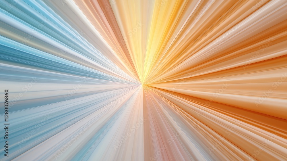 Poster vibrant burst of colorful rays in dynamic abstract background