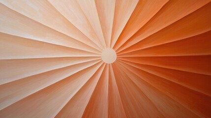 Abstract Art of Circular Pattern with Light Beige and Salmon Tones