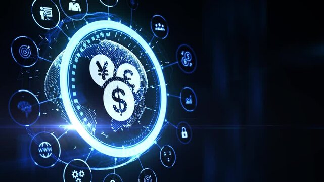 Business, Technology, Internet and network concept. ICO Initial Coin Offering.