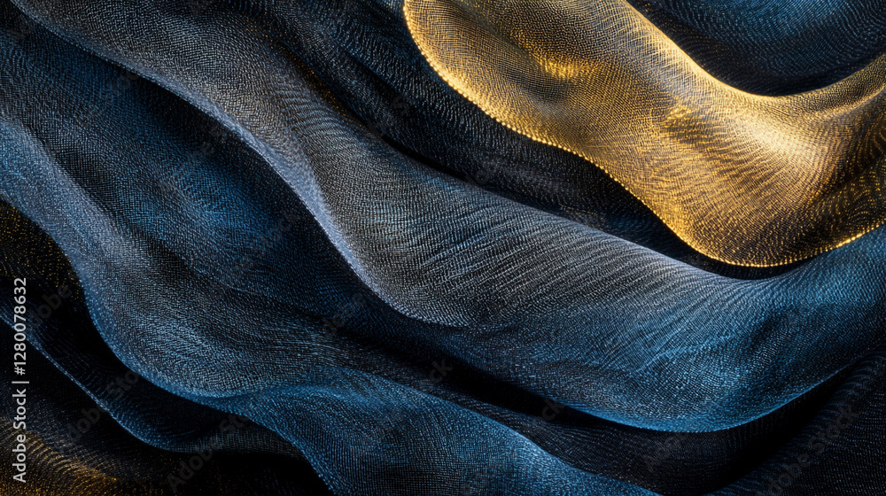 Poster abstract flowing fabric for backdrop use in presentations