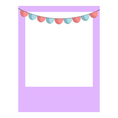 Cute Polaroid Photo Frame