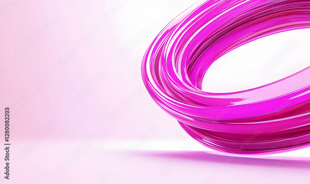 Poster abstract circular wave pattern, vibrant gradient hues blending seamlessly, creating a dynamic visual
