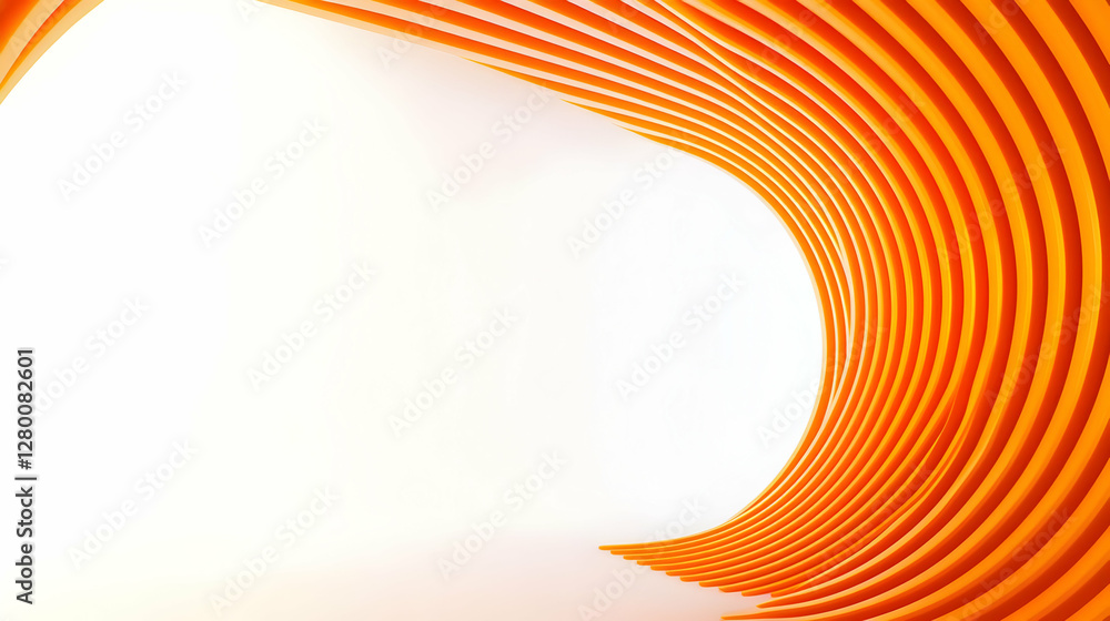 Poster abstract geometric design featuring intricate concentric circles in vibrant colors, creating a dynam