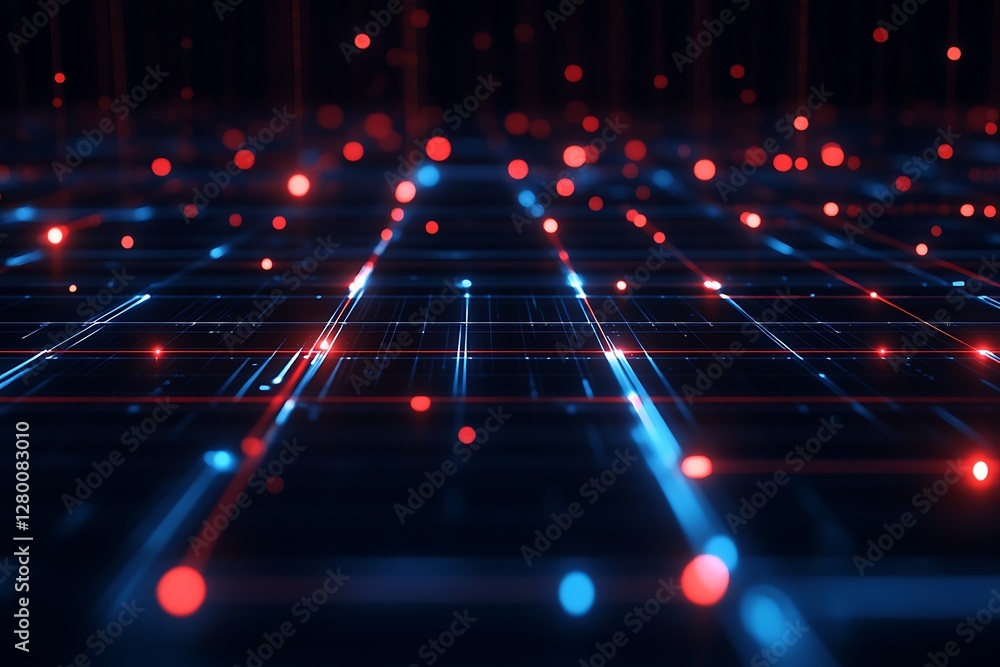 Poster abstract digital technology background. network connection concept.