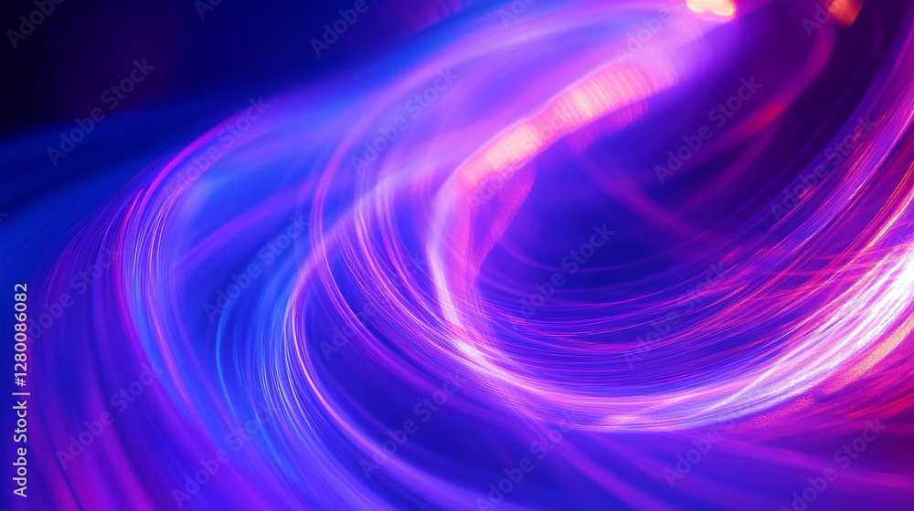 Poster abstract light trails background for technology or science concepts