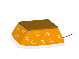 オレンジ色のこたつ