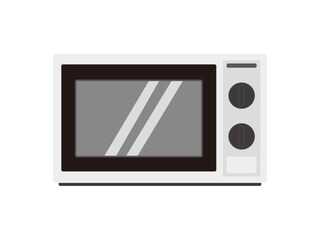 白い電子レンジ