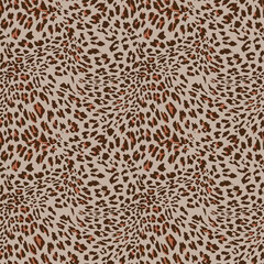 seamless leopard skin pattern on background