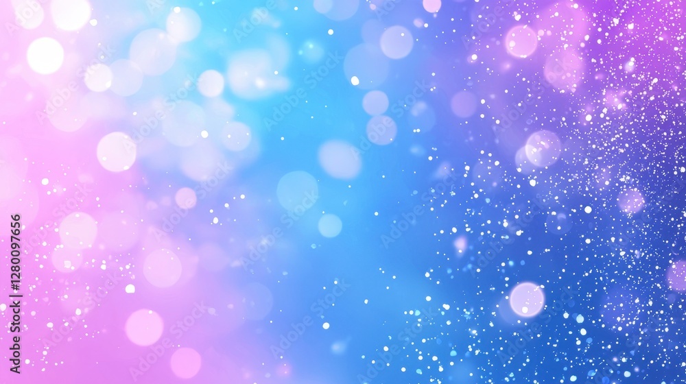 Poster abstract background with soft bokeh effects in shades of pink and blue, ideal for creative projects 