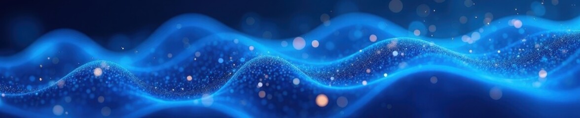 Abstract blue wave, glowing digital texture, tech background, corporate, innovation