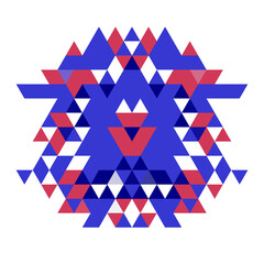 abstract geometric background with triangles