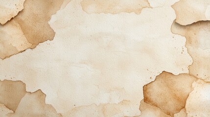 Fototapeta premium Textured background with stained papers, abstract design for creative projects, ideal for invitations, presentations, and artistic displays