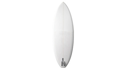 White surfboard on black background