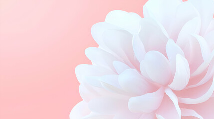 Soft Pink Flower Petals on a Gentle Pastel Background