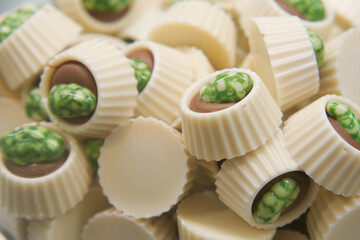 Festive display of colorful sweets for a special occasion