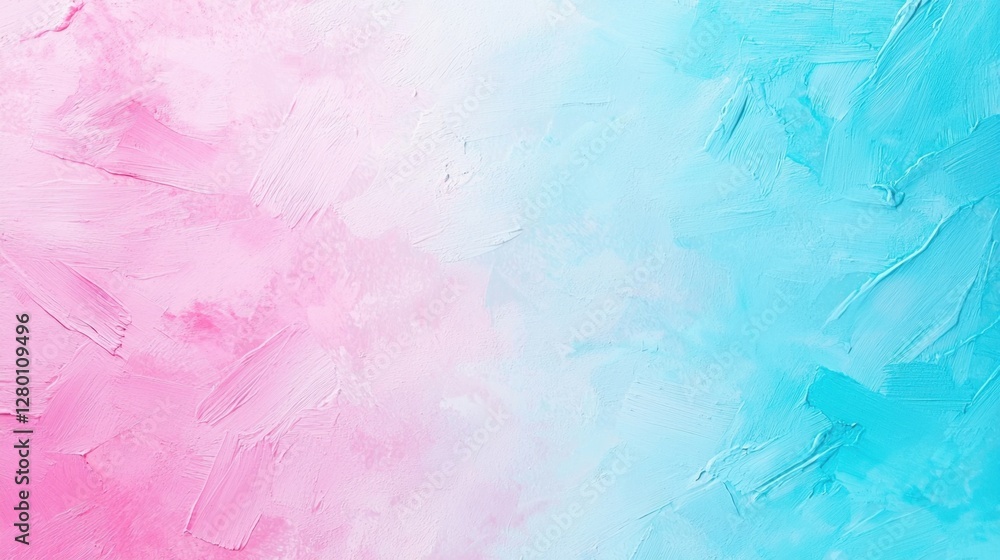 Poster soft abstract background with pink and blue gradient blending in a dreamy and artistic style ideal f