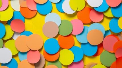 Colorful Circles with Labels Inspire Creativity and Brainstorming Sessions