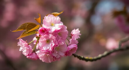 Beautiful cherry blossom background