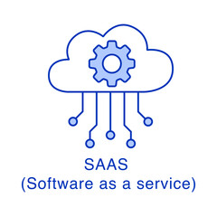 SaaS (Software as a Service) delivers cloud-based applications accessible via the internet without installation.