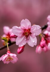 Obraz premium Beautiful cherry blossom background