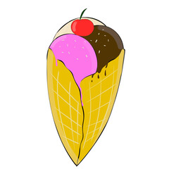ice cream vector illustration