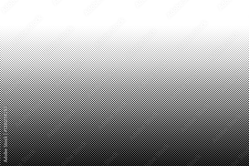 Aufkleber dotted halftone gradient texture. vanishing polka dot background. repeating dots gradation pattern b