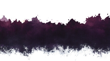 Obraz premium Abstract watercolor wash with deep purple tones.