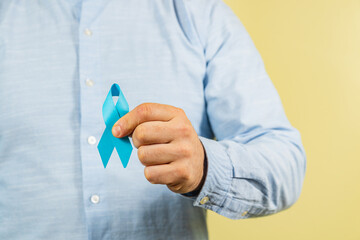 Support for men's cancer awareness through blue ribbon initiative