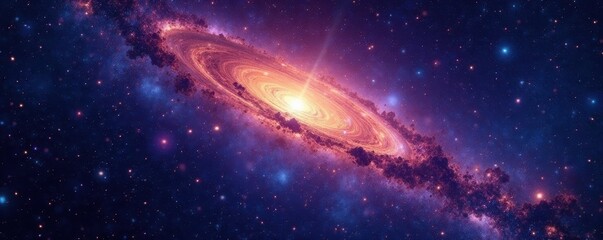 Fototapeta premium Dazzling celestial expanse, billions of stars , sparkle, black